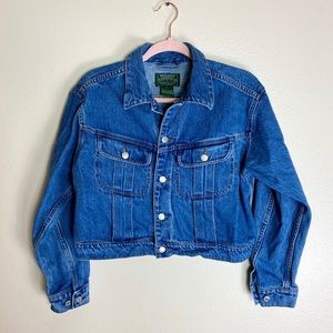 Polo Ralph Lauren Womens Cropped Jean Jacket Large